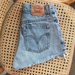 Levi’s High Waisted Cut Off Shorts  - Size 4